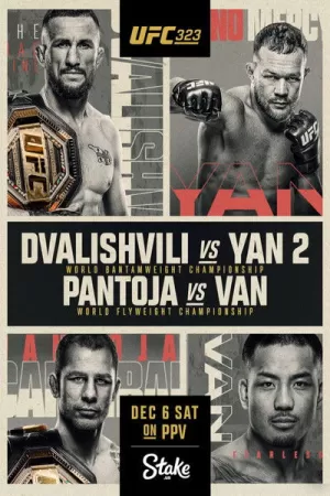 《UFC 323: Dvalishvili vs. Yan 2》海报