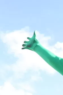 《The Green Screen Man》海报